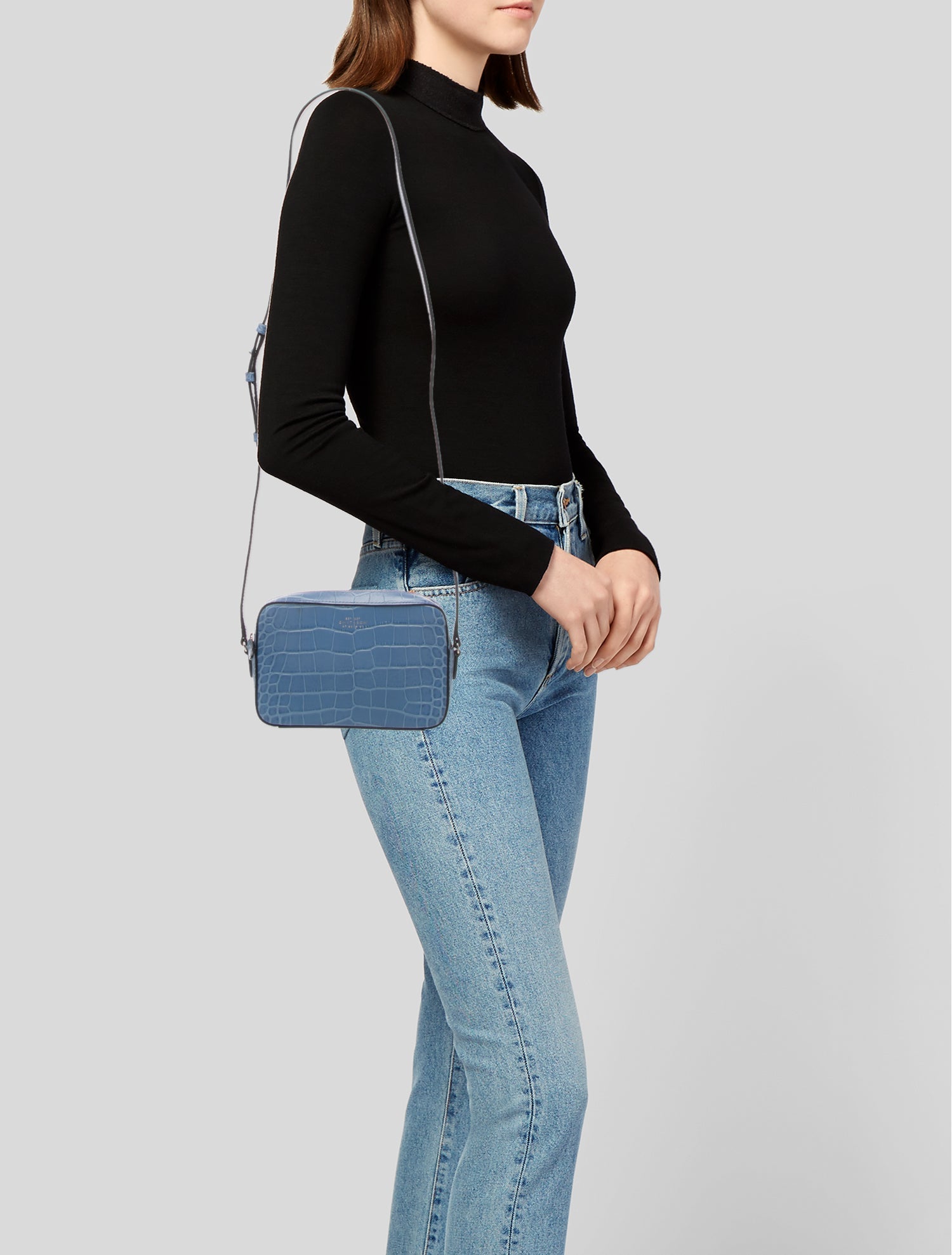 Smythson Leather Shoulder Bag