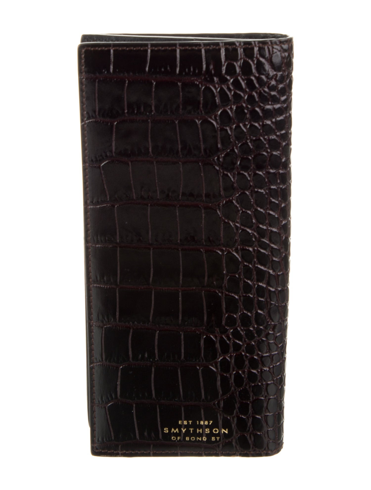 Smythson Embossed Leather Wallet