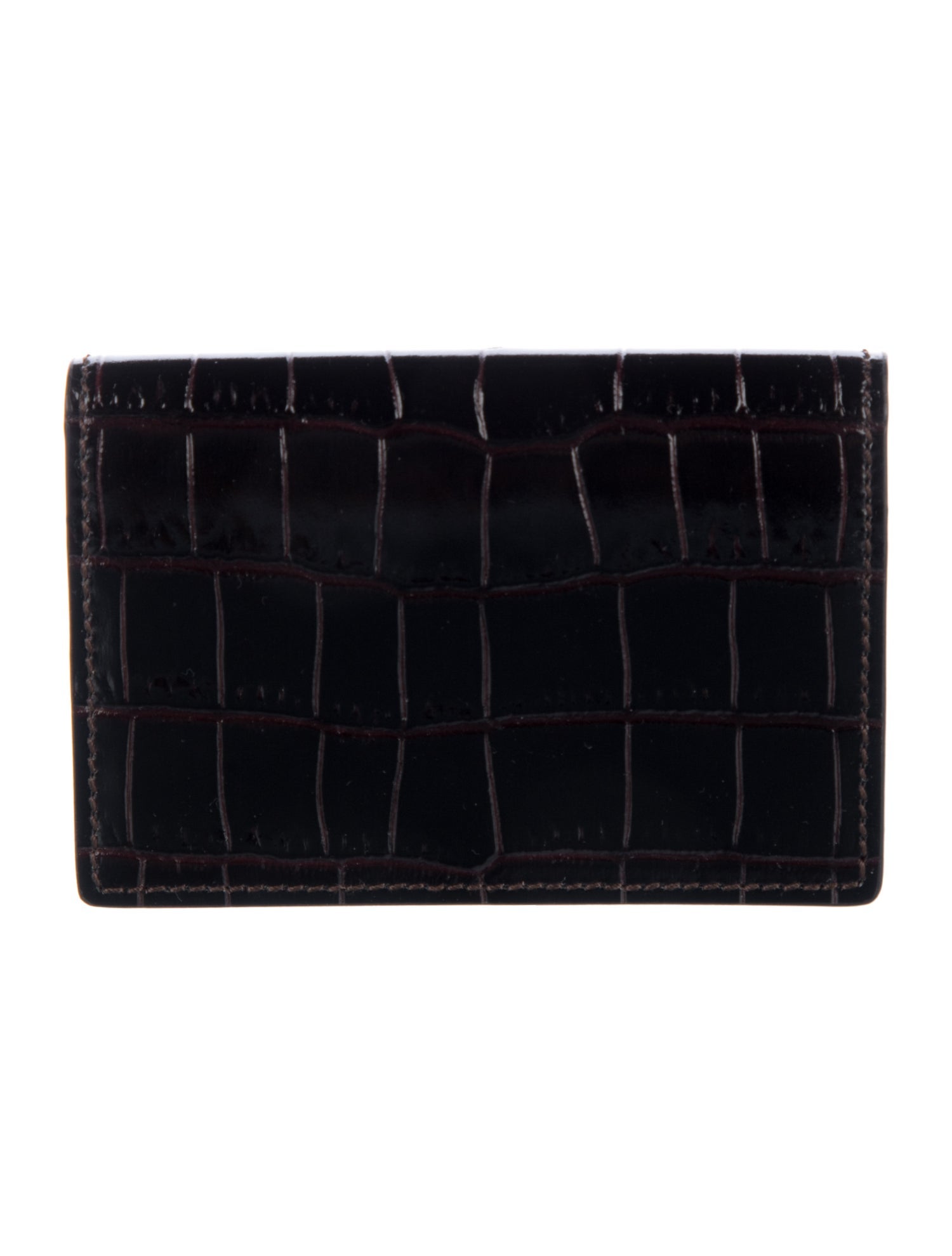 Smythson Embossed Leather Card Holder