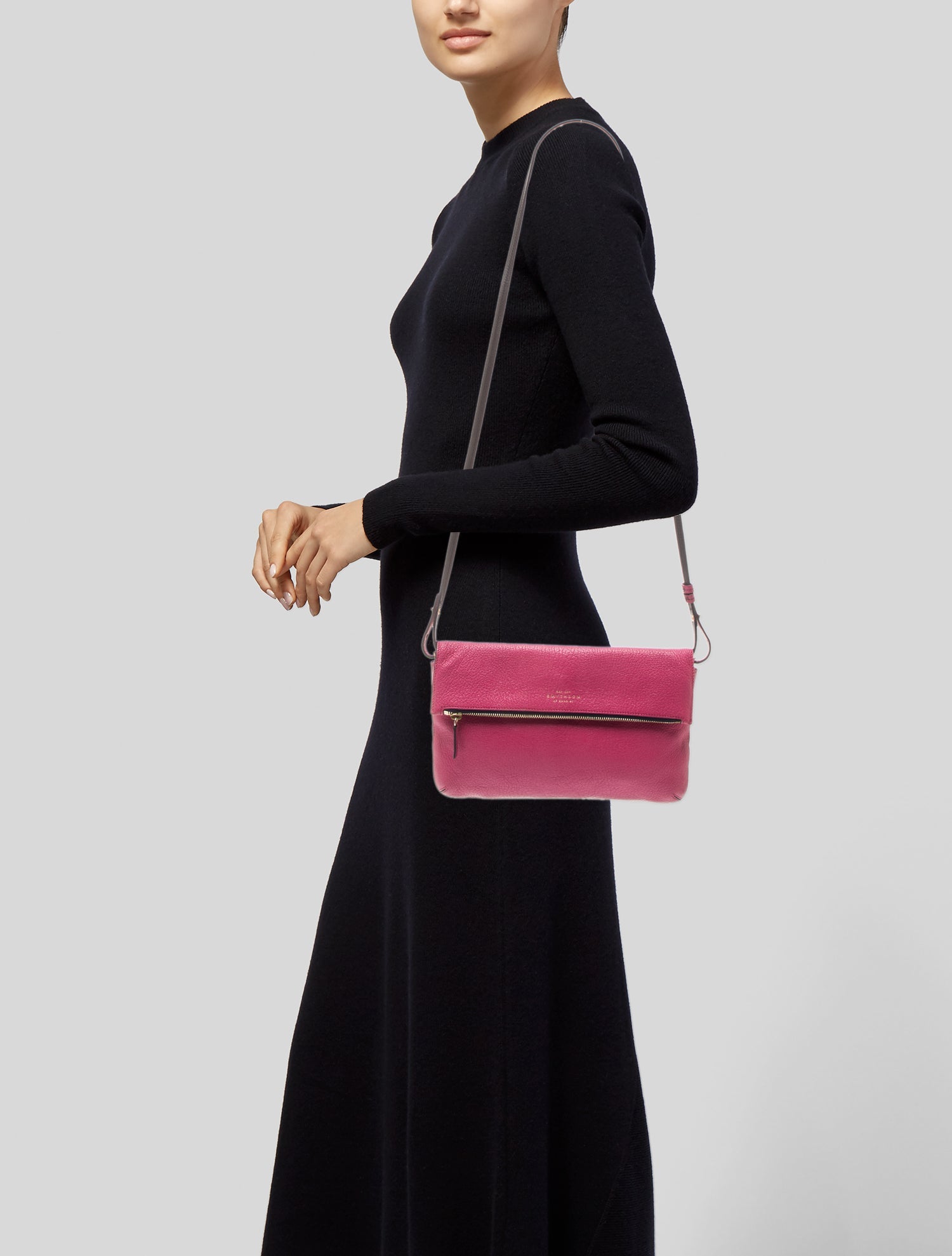 Smythson Leather Shoulder Bag