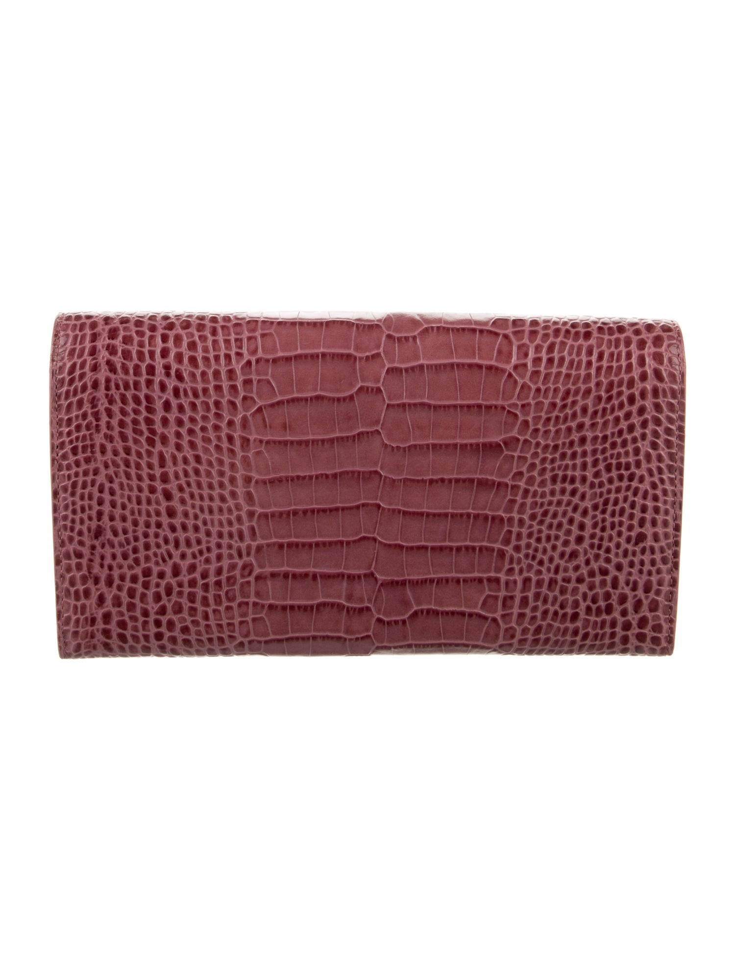 Smythson Embossed Leather Wallet