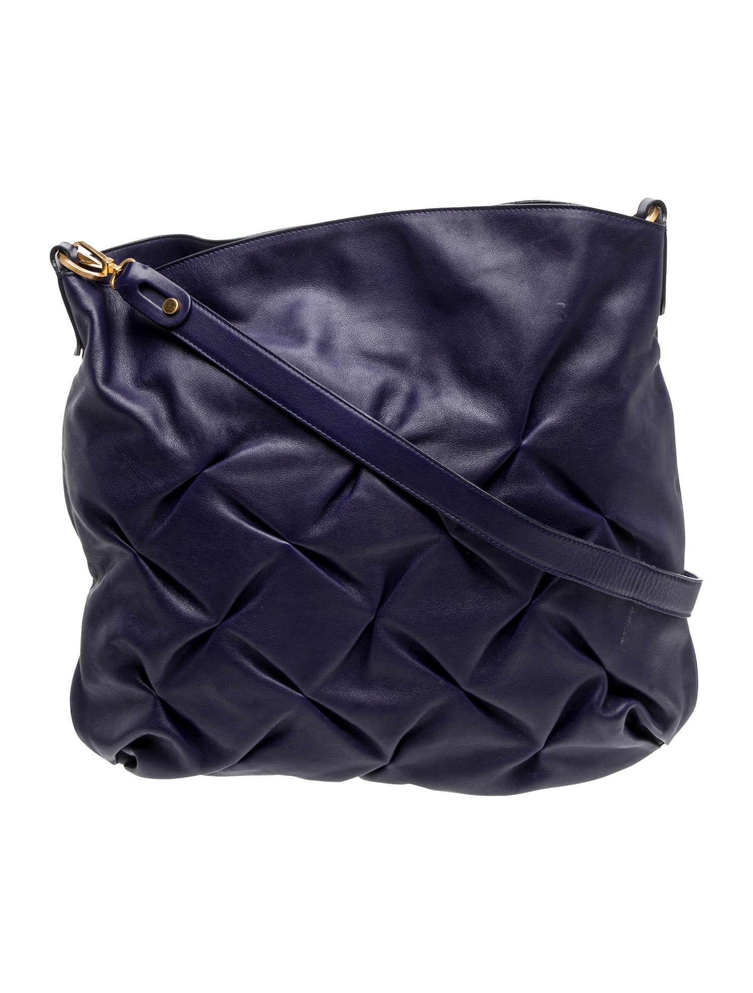 Smythson Leather Messenger Bag