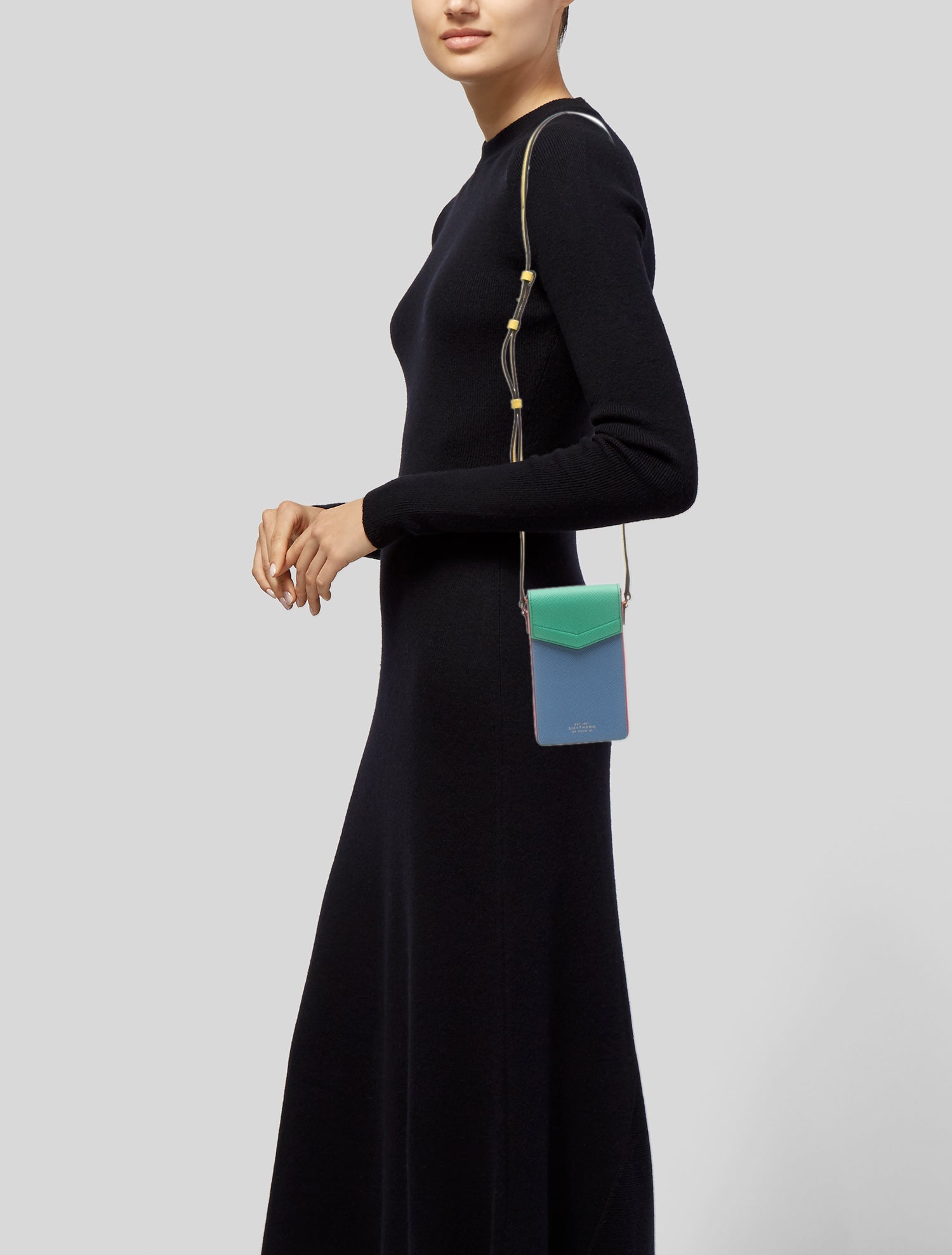 Smythson Leather Shoulder Bag