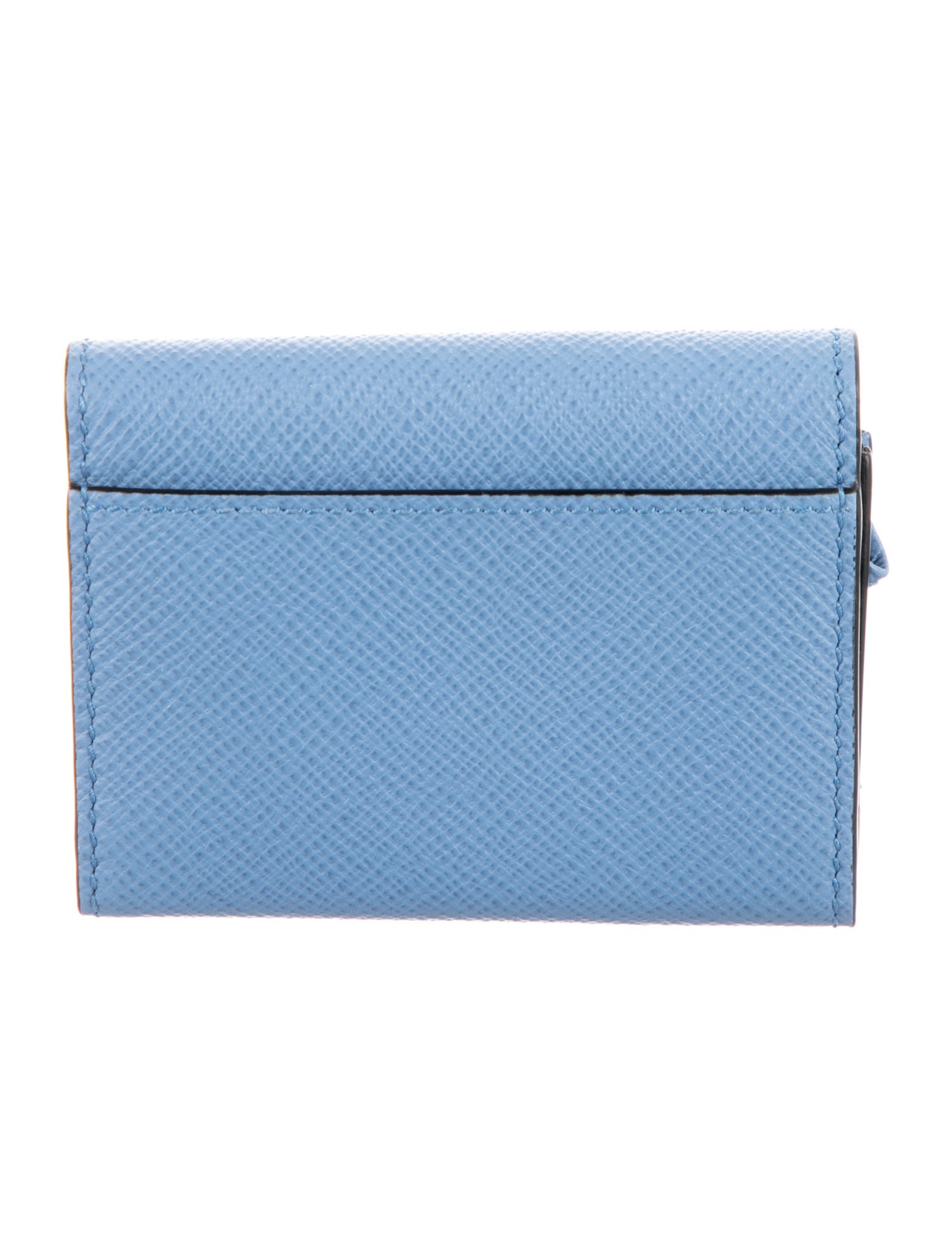 Smythson Saffiano Leather Compact Wallet