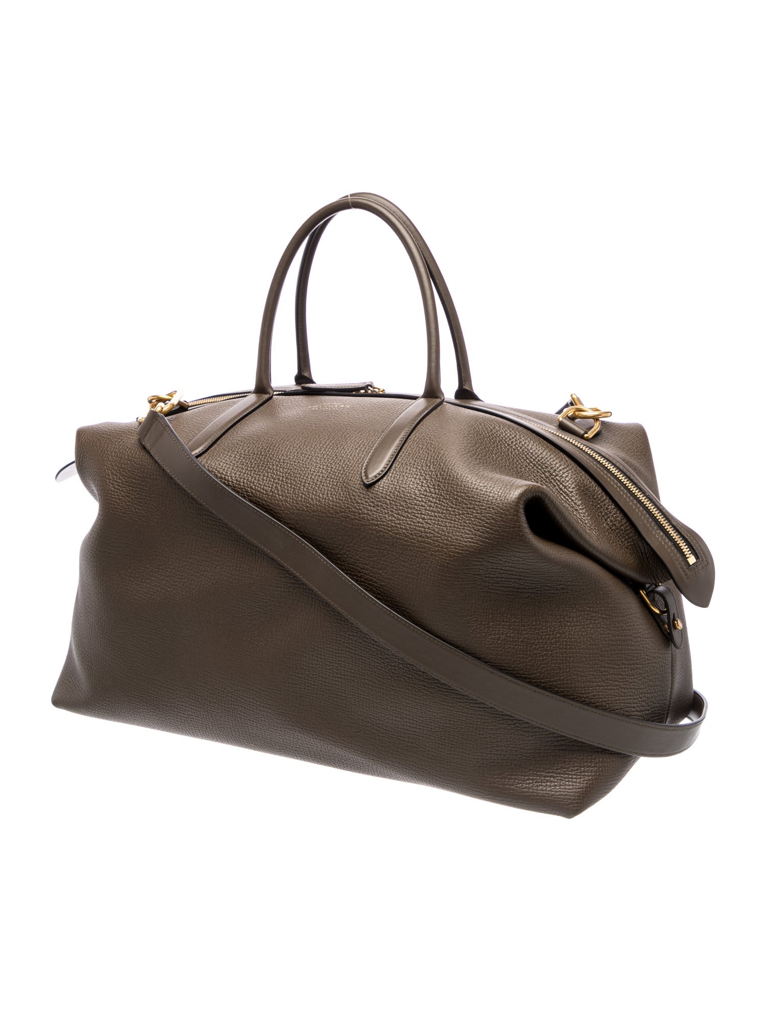 Maison Margiela Leather Duffle Bag - Blue Luggage and Travel