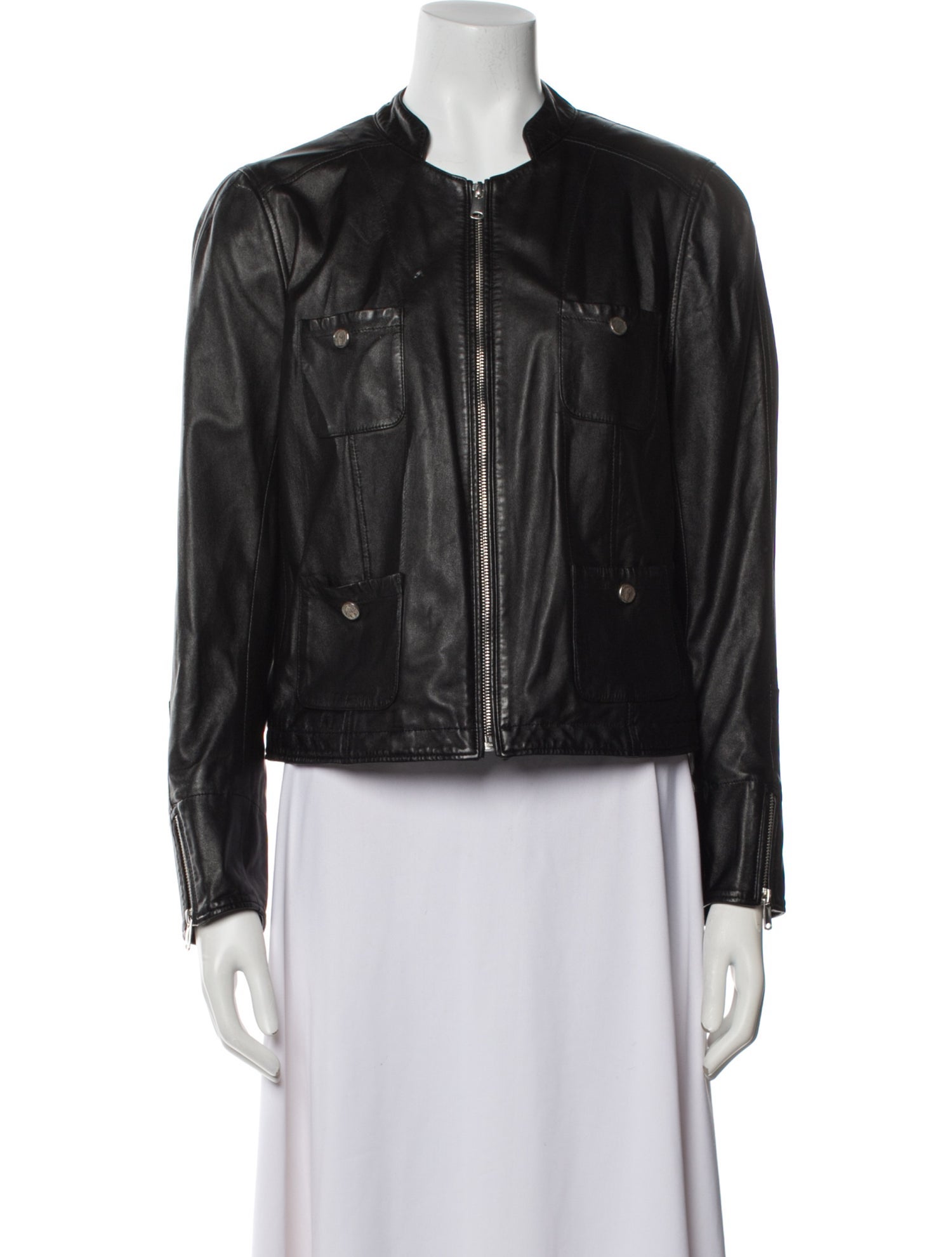 Sylvie Schimmel Leather Biker Jacket