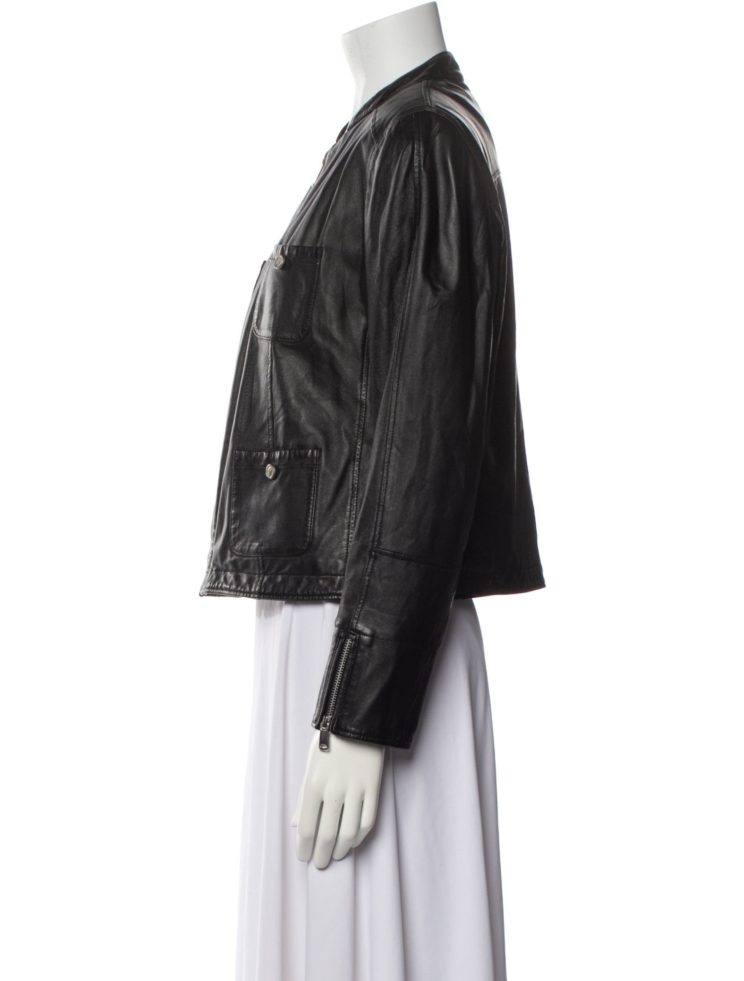 Sylvie Schimmel Leather Biker Jacket