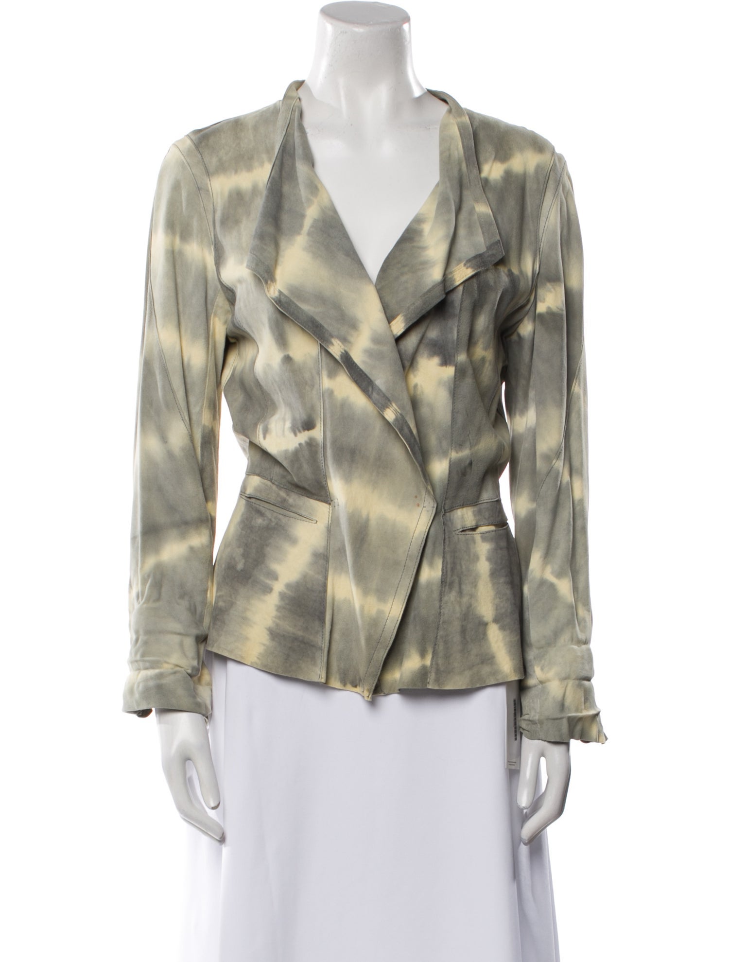 Sylvie Schimmel Goat Leather Printed Blouse