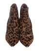 Tabitha Simmons Ponyhair Leopard Ankle Boots