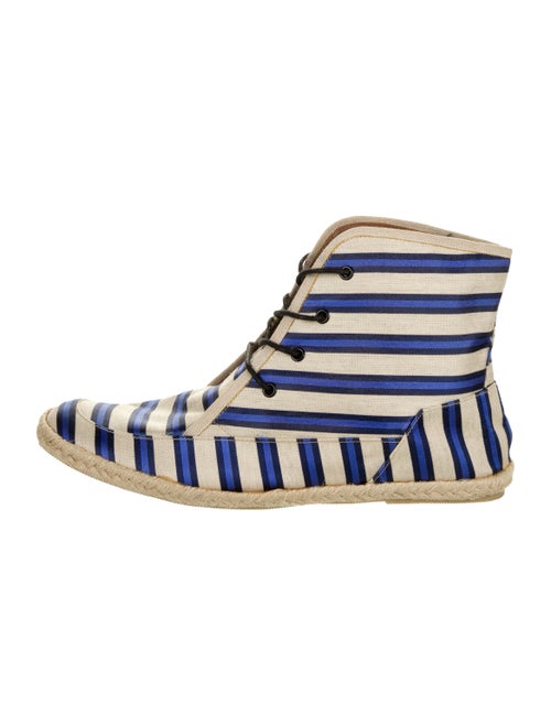 Tabitha Simmons Canvas Lace-Up Espadrilles