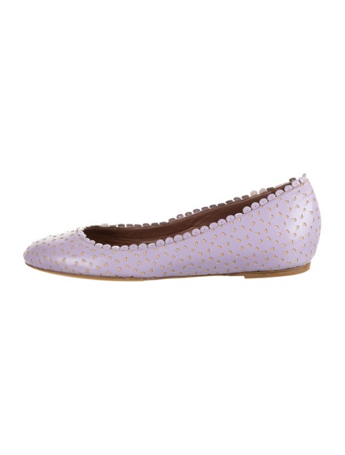 Tabitha Simmons Leather Ballet Flats