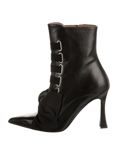 Tabitha Simmons Leather Boots w/ Tags Black