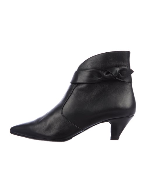 Tabitha Simmons Leather Boots Black