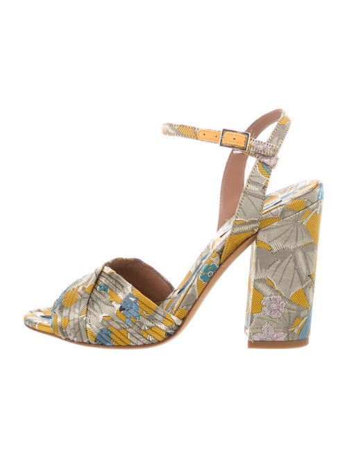 Tabitha Simmons Floral Print Sandals