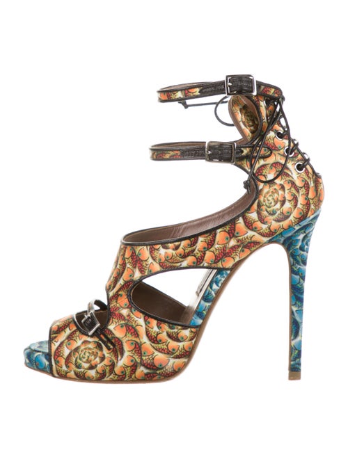 Tabitha Simmons Printed Pumps Blue