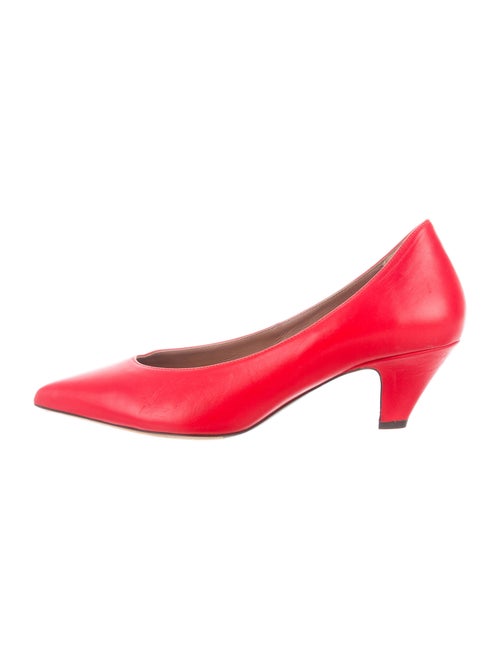 Tabitha Simmons Leather Pumps Red