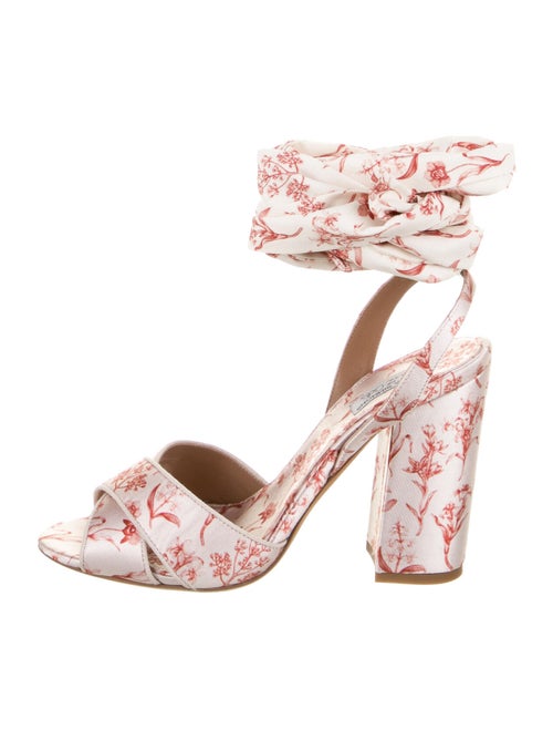 Tabitha Simmons Printed Sandals Pink