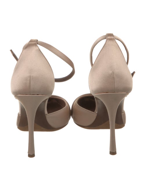 Tabitha Simmons Satin Crystal Embellishments D'Orsay Pumps