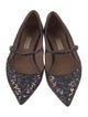 Tabitha Simmons Glitter Glitter Accents Mary Jane Flats