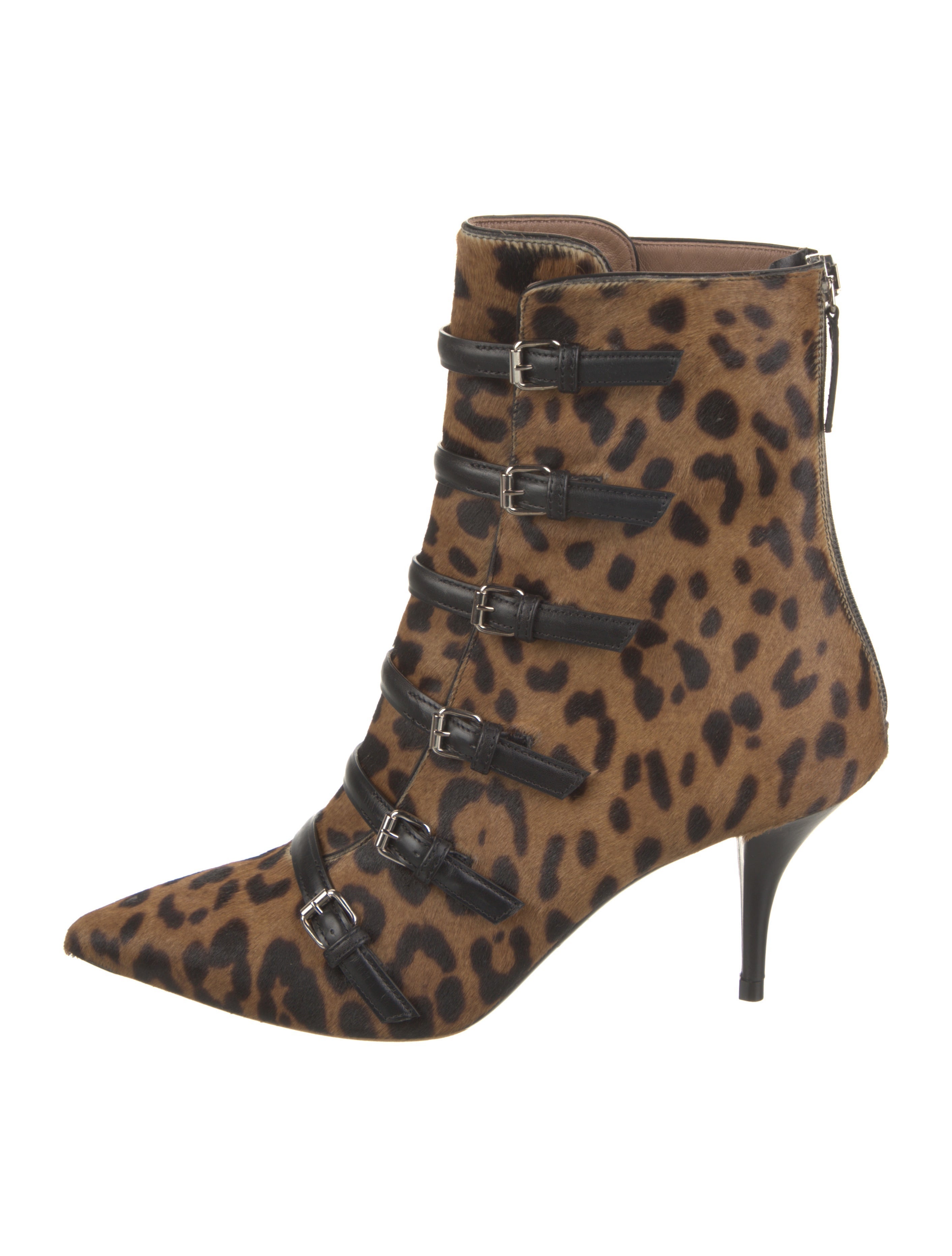 Tabitha Simmons Calf Hair Animal Print Boots