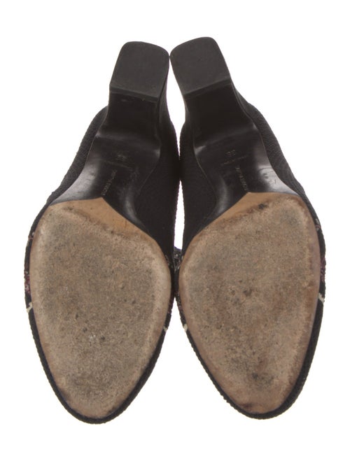 Tabitha Simmons Printed Embroidered Accent Sock Boots