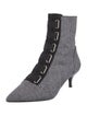 Tabitha Simmons Houndstooth Print Sock Boots