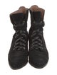 Tabitha Simmons Suede Combat Boots