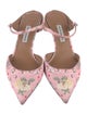 Tabitha Simmons Floral Print Mules