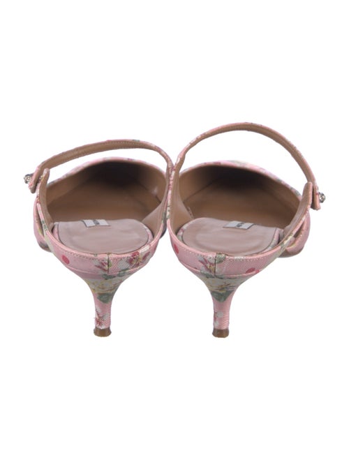 Tabitha Simmons Floral Print Mules