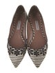 Tabitha Simmons Canvas Striped Ballet Flats