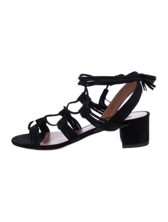 Tabitha Simmons Suede Gladiator Sandals