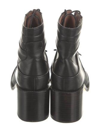 Tabitha Simmons Leather Combat Boots