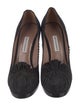 Tabitha Simmons Suede Scalloped Accent Pumps