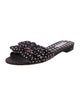 Tabitha Simmons Polka Dot Print Bow Accents Slides