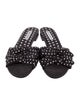 Tabitha Simmons Polka Dot Print Bow Accents Slides