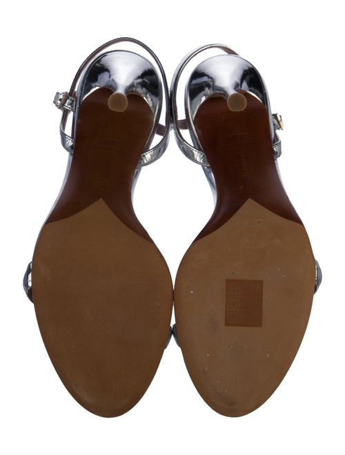 Tabitha Simmons Patent Leather Slingback Sandals