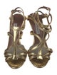 Tabitha Simmons Leather T-Strap Sandals