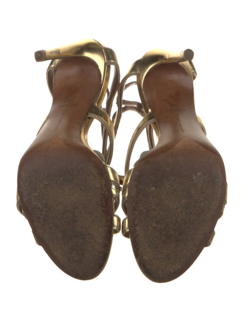 Tabitha Simmons Leather T-Strap Sandals