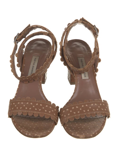 Tabitha Simmons Leather Sandals