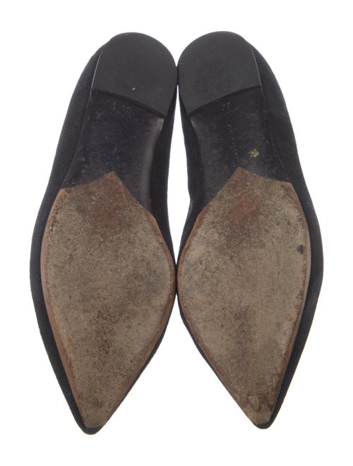 Tabitha Simmons Suede Crystal Embellishments Flats