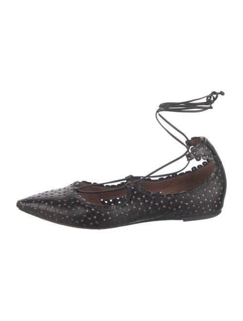 Tabitha Simmons Leather Ballet Flats