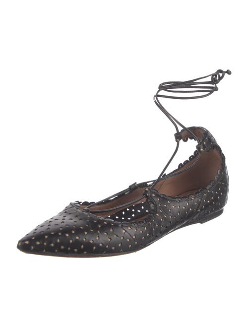 Tabitha Simmons Leather Ballet Flats