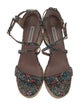 Tabitha Simmons Canvas Floral Print Espadrilles