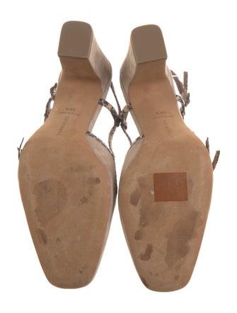 Tabitha Simmons Suede Slingback Pumps