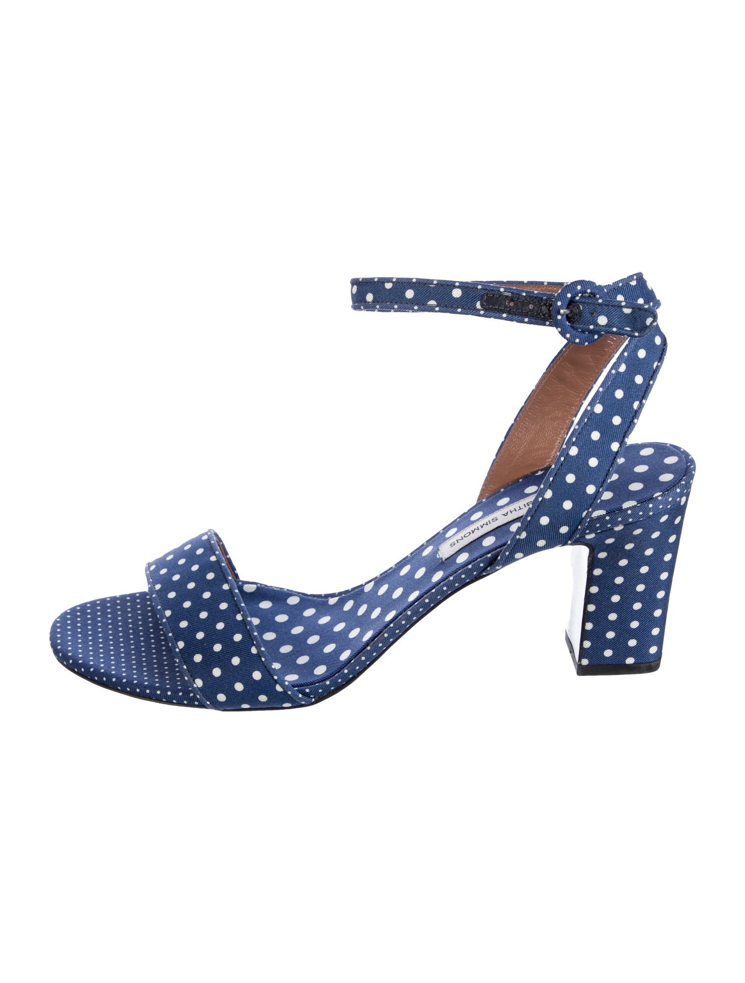 Tabitha Simmons Canvas Floral Print Sandals