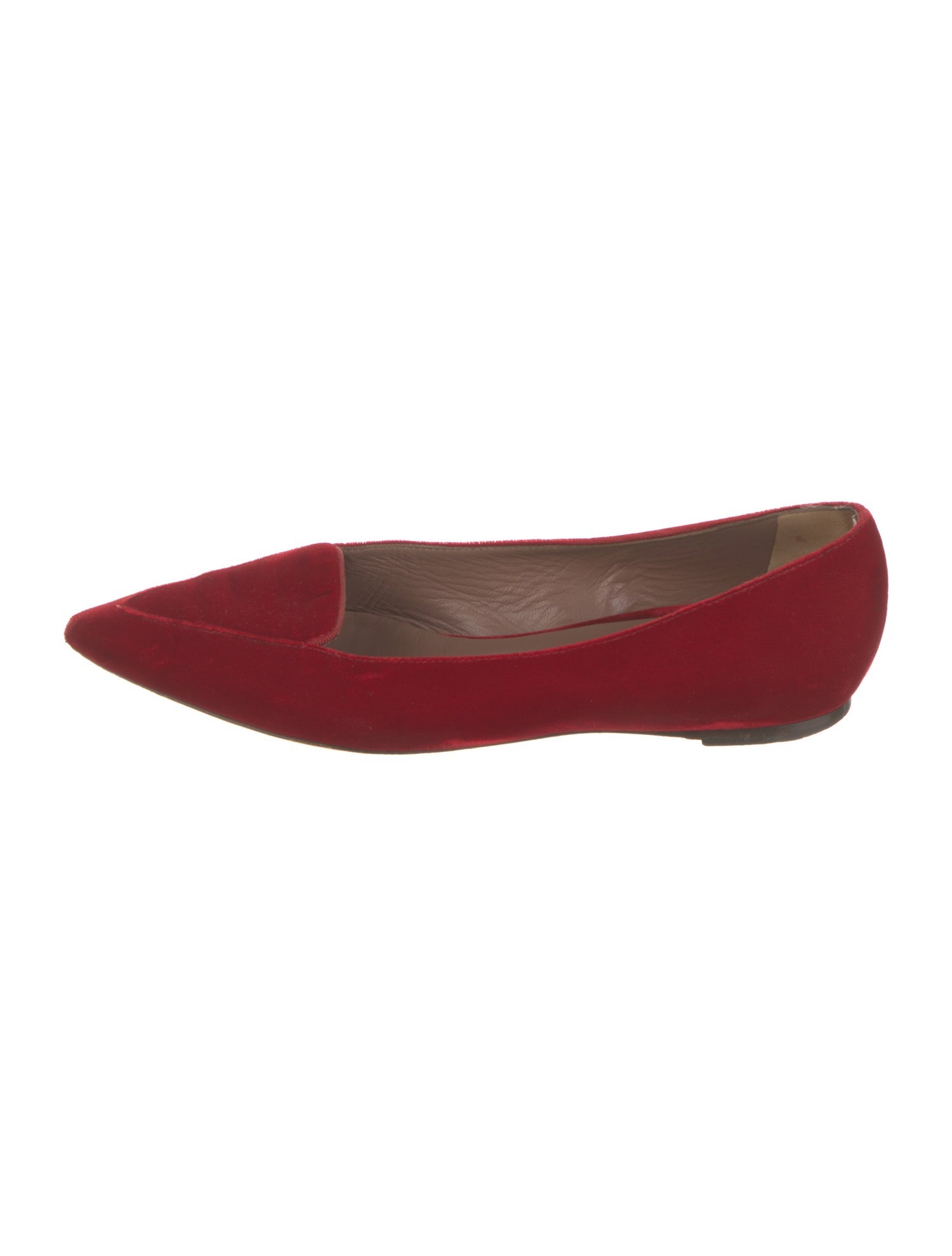 Tabitha Simmons Velvet Grosgrain Trim Flats