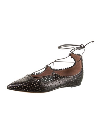 Tabitha Simmons Leather Ballet Flats