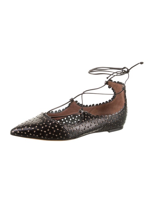 Tabitha Simmons Leather Ballet Flats