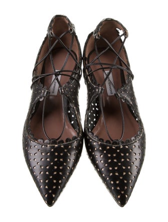 Tabitha Simmons Leather Ballet Flats