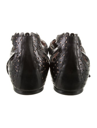 Tabitha Simmons Leather Ballet Flats